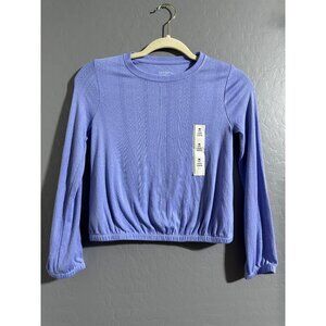 Cat & Jack Girl's Long Sleeve Textured Top Size M 8 NWT